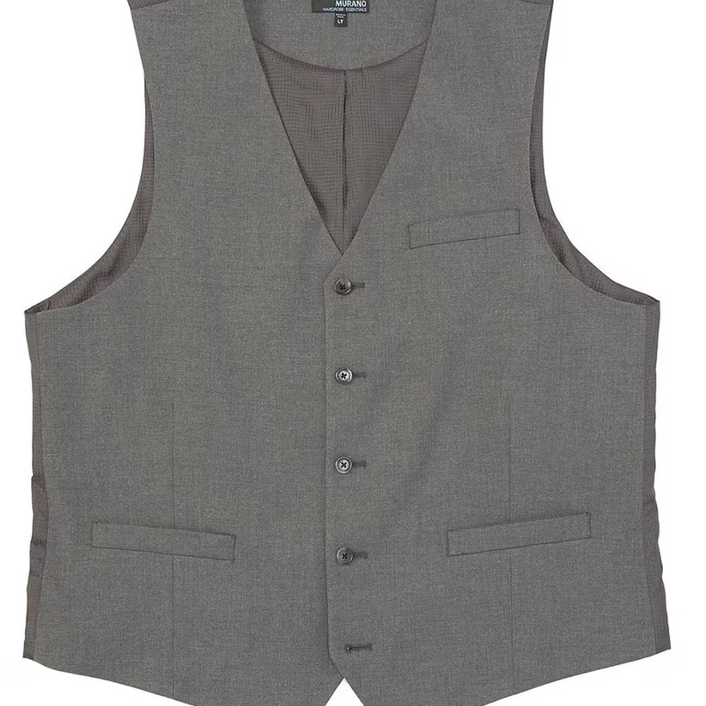 Men's Gray Vest by Van Heusen